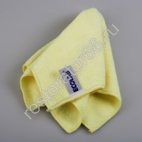 Polifix Microclin Eco Cloth (Салфетка Микроклин Эко), микрофибра, желтая, 32см - "Ресторатор". Профессиональная химия для уборки. Упаковка для еды.